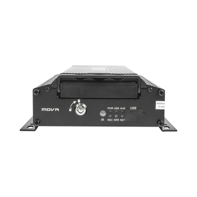 DVR Móvil / Multiplataforma / 4 Canales AHD 2 Megapixel / Almacenamiento en HDD / H.265 / Chip IA Embebido / Soporta 4G / WiFi / GPS