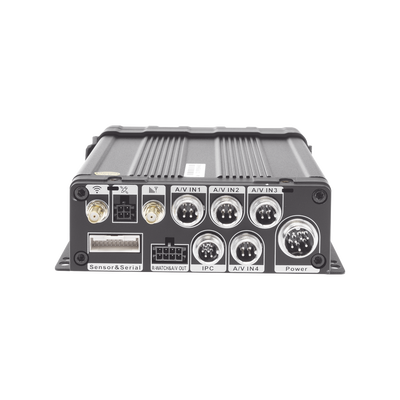 DVR Móvil / Multiplataforma / 4 Canales AHD 2 Megapixel / Almacenamiento en Memoria SD / H.265 / Chip IA Embebido / Soporta 4G / GPS