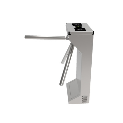 (MOTORIZADO SIN CONTACTO) Torniquete Industrial en Acero Inoxidable Bidireccional USO RUDO Espacio para Lectora de Proximidad