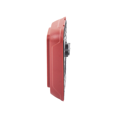 Sirena para Montaje en Pared 12 a 24 Vcc Color Rojo Nuevo Diseño Moderno y Elegante y Menor Consumo de Corriente