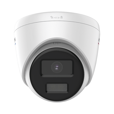 Turret IP 4 Megapixel / Imagen a Color 24/7 / PoE / Lente 2.8 mm / Luz Blanca 30 mts / Exterior IP67 / WDR 120 dB / H.265+ / ONVIF