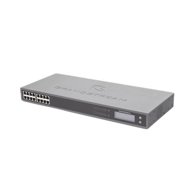 Gateway VoIP GrandStream ATA de 16 puertos FXS + 1 puerto TELCO de 50 pins p/montaje en rack