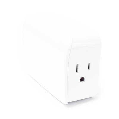 (ZWAVE) Plug-In On/off señal inalambrica Z-WAVE para Tomacorriente convencional compatible con HUB HC7 C8 panel L5210 L7000 Total Connect y Alarm.com