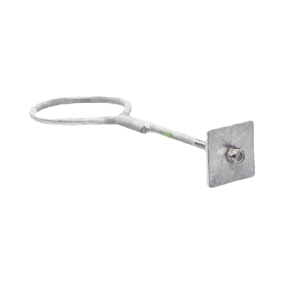 Ancla con Aro largo: 40 cm. de 1/2" de espesor para Losa o Pared. Galvanizado por Inmersión.