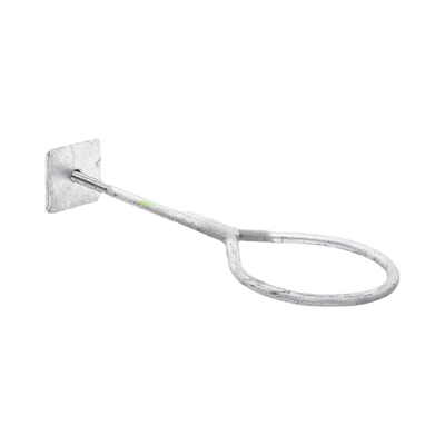 Ancla con Aro largo: 40 cm. de 1/2" de espesor para Losa o Pared. Galvanizado por Inmersión.