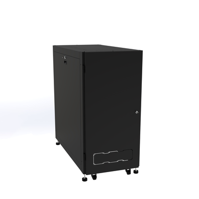 Gabinete Profesional para Telecomunicaciones de 24UR 600 mm de Ancho x 1200 mm de Profundidad.