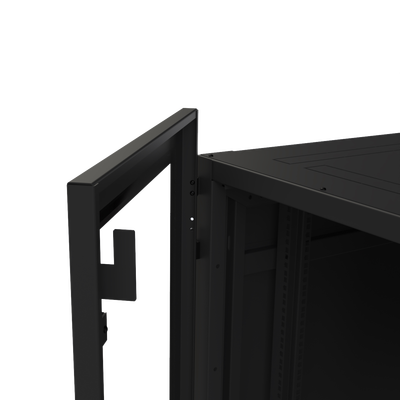 Gabinete Profesional para Telecomunicaciones de 24UR 600 mm de Ancho x 1200 mm de Profundidad.