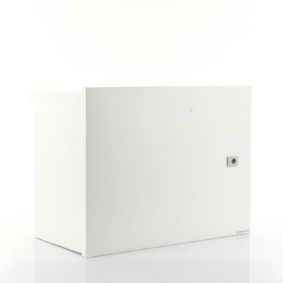 Gabinete de Acero Galvanizado para Instalación de 1 Batería PL110D12 (550 x 420 x 290 mm) Instalación en piso o poste accesorios (No incluidos)