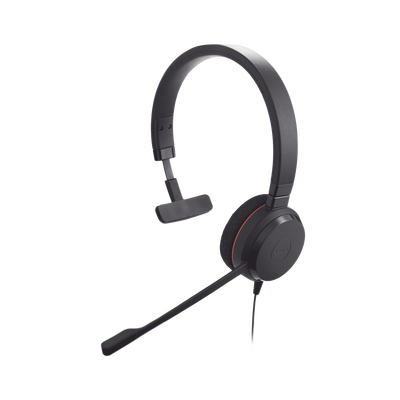 Jabra Evolve 20 Mono con conexión USB micrófono con cancelación de ruido de ultima generación configuración Plug and Play (4993-829-209)