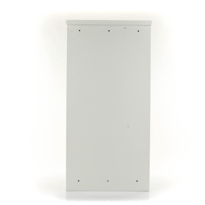 Gabinete para instalación de 3 Baterías PL110D12 Fabricado en Lámina Galvanizada Accesorios para piso o poste (No incluidos)