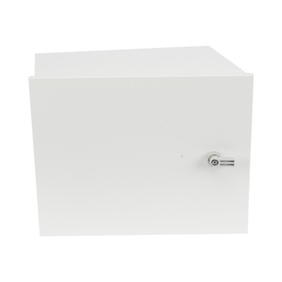 Gabinete para instalación de 2 Baterías PL4012 Fabricado en Lámina Galvanizada Opción para montar en poste (No incluido)