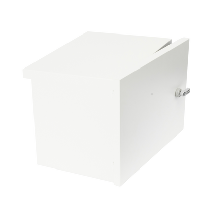 Gabinete para instalación de 2 Baterías PL4012 Fabricado en Lámina Galvanizada Opción para montar en poste (No incluido)