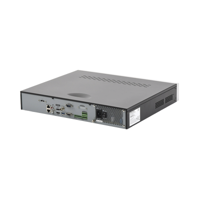 (ACUSENSE / Evita Falsas Alarmas) NVR 12 Megapixel (4K) / Reconocimiento Facial / 32 Canales IP / Base de Datos / 4 Bahías de Disco Duro