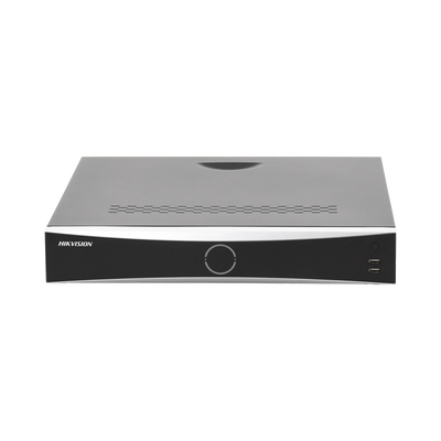 (ACUSENSE / Evita Falsas Alarmas) NVR 12 Megapixel (4K) / Reconocimiento Facial / 32 Canales IP / Base de Datos / 4 Bahías de Disco Duro