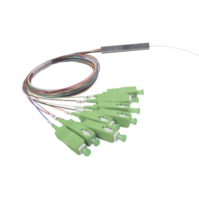 Splitter (Divisor Óptico) tipo PLC de 1x8 conectores SC/APC de salida