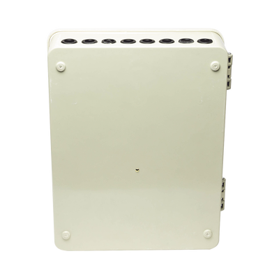 Gabinete Pasivo de Fibra Óptica Acepta Cuatro Placas FPONEAP12 IP55 Montaje en Poste o Pared