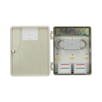Gabinete Pasivo de Fibra Óptica Acepta Cuatro Placas FPONEAP12 IP55 Montaje en Poste o Pared