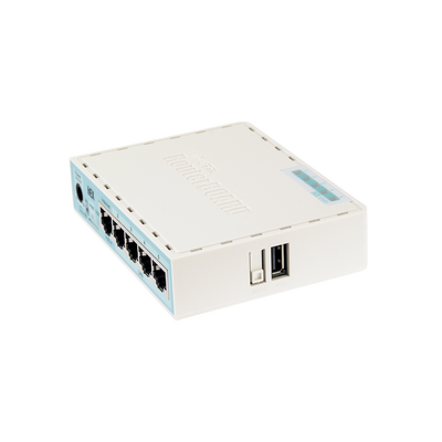 (hEX) RouterBoard 5 Puertos Gigabit Ethernet 1 Puerto USB y versión 3