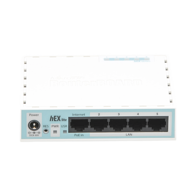 (hEX lite) RouterBoard 5 Puertos Fast Ethernet