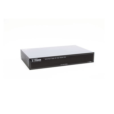 (SOLO RECEPTOR) TRANSCEPTOR ACTIVO DE 16 CANALES / VIDEO+PODER en un solo Cable UTP / 150 metros en 4K 200 metros en 5 MP/ Envía 36 Vcc y Recibe 12 Vcc / TODO INCLUIDO PARA RACK / HD-TVI/CVI/AHD/CVBS / SIN RUIDO / INSTALACIÓN LIMPIA.