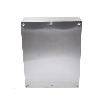 Gabinete de Acero Inoxidable IP66 Uso en Intemperie (800 x 1000 x 300 mm) con Placa Interna Galvanizada.