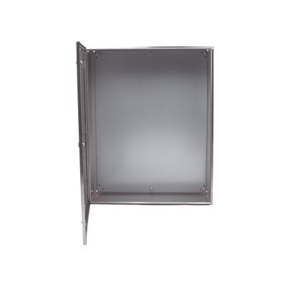 Gabinete de Acero Inoxidable IP66 Uso en Intemperie (800 x 1000 x 300 mm) con Placa Interna Galvanizada.