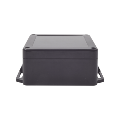 Gabinete Plástico Negro para Exterior (IP65) de 120 x 120 x 60 mm Cierre por Tornillos.