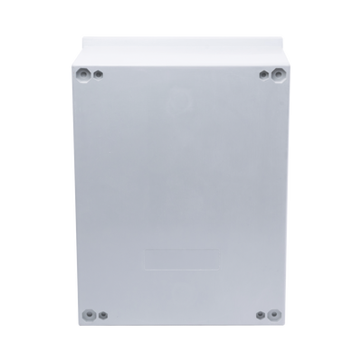 Gabinete de Poliéster IP65 Uso en Intemperie (300 x 400 x 200 mm) con Placa Trasera Interior de Plástico (Incluye Chapa y Llave).