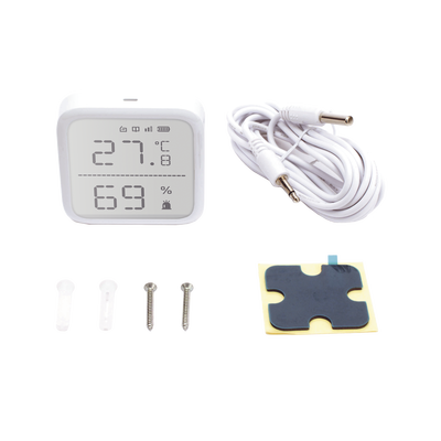 (AX PRO) Detector de Temperatura y Detector de Humedad Inalámbrico / 2.7" de Tamaño / Uso en Interior / Rango de Detección desde -35°C hasta 99°C