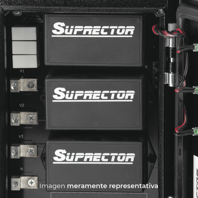 Supresor de pico clase B con voltaje de operación 127/220 Vca 3 fases 120 KA