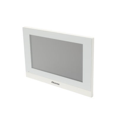 Monitor Color Blanco Linux / Pantalla Touch de 7 Pulgadas / SIP / POE / WIFI / Compatible con Frentes de Calle Akuvox