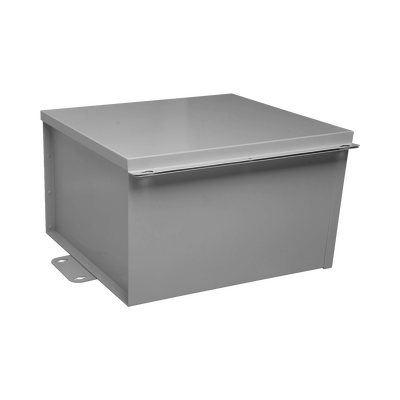Gabinete de Telecom. de Acero Galvanizada con Plato Interior (400 x 400 x 250 mm). SE PUEDE PONER CANDADO.