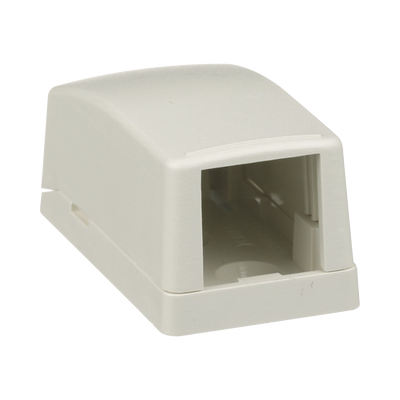 Caja de Montaje en Superficie Para 1 Módulo Mini-Com Color Blanco Mate