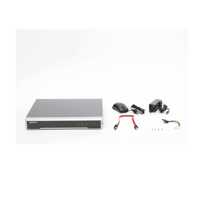 DVR 8 Canales TurboHD + 8 Canales IP / 8 Megapixel (4K) / Acusense (Evita Falsas Alarmas) / Audio por Coaxitron / 8 Entradas de Alarma / 4 Salida de Alarma / H.265+