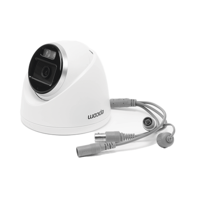 Turret TURBOHD 3K (5 Megapixel) / Lente 3.6 mm / Micrófono Integrado / Imagen a Color 24/7 (ColorVu) / 40 mts Luz Blanca / Exterior IP67 / dWDR / 4 Tecnologías