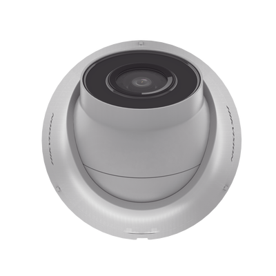 Turret IP 4 Megapixel / Lente 2.8 mm / ACUSENSE Lite (Detección de Movimiento en Humanos y Vehiculos) / 30 mts IR EXIR 2.0 / Microfono Integrado / Exterior IP67 / WDR 120 dB / PoE / ONVIF / MicroSD
