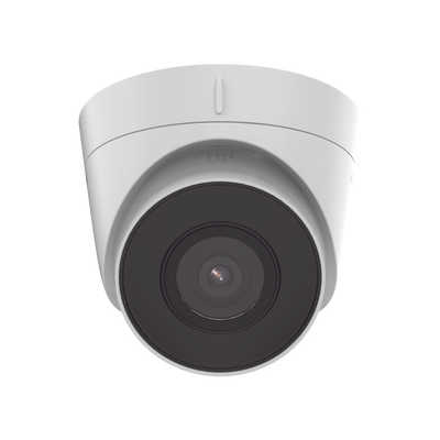 Turret IP 4 Megapixel / Lente 2.8 mm / ACUSENSE Lite (Detección de Movimiento en Humanos y Vehiculos) / 30 mts IR EXIR 2.0 / Microfono Integrado / Exterior IP67 / WDR 120 dB / PoE / ONVIF / MicroSD