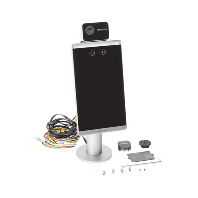 Biométrico para Acceso con Reconocimiento Facial ULTRA RÁPIDO / Cámara Dual 2mp / Incluye montaje para Torniquete / Termografia Industrial
