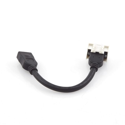 Adaptador HDMI con Pigtail Hembra-Hembra Para vídeo 720 1080p 4K UHD Compatible con Faceplates MAX Siemon de 2 salidas Color Blanco
