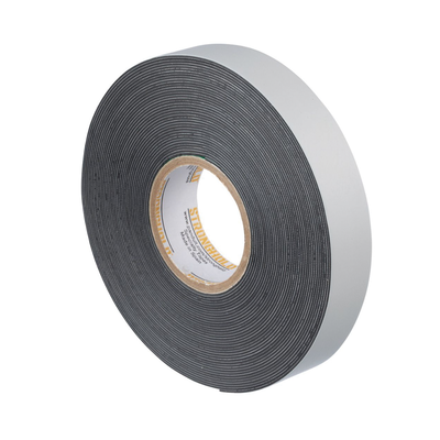 Cinta Eléctrica STRONGHOLD para Aislar de Caucho EPR  Autofusionable  Uso Industrial en Uniones de Alto Voltaje y Temperatura  Grosor 0.76mm (30 mil)  Ancho 19mm  y 9.1m Largo  Color Negro.