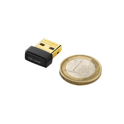 Adaptador USB Nano inalámbrico N 150 Mbps 2.4 GHz con 1 antena interna