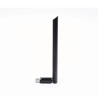 Adaptador USB inalámbrico doble banda AC 600 Mbps antena de alta ganancia.