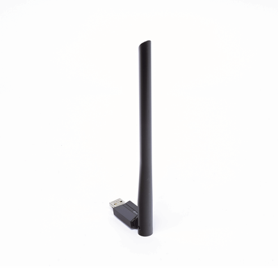 Adaptador USB inalámbrico doble banda AC 600 Mbps antena de alta ganancia.