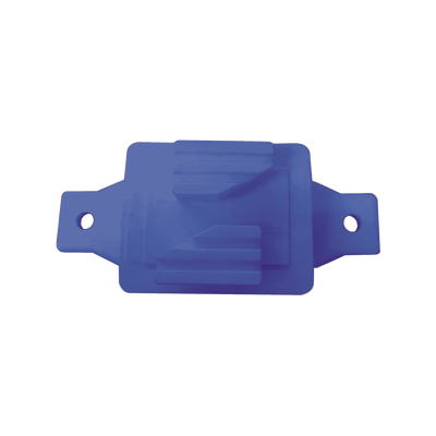 Aislador de Paso colo Azul reforzado para cercos eléctricos resistente al clima extremoso