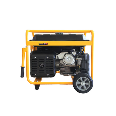 Generador a Gasolina / Planta de Emergencia de 6.5KW 220Vac 2 Fases Jaula con Ruedas para Fácil Traslado y Encendido Electrónico