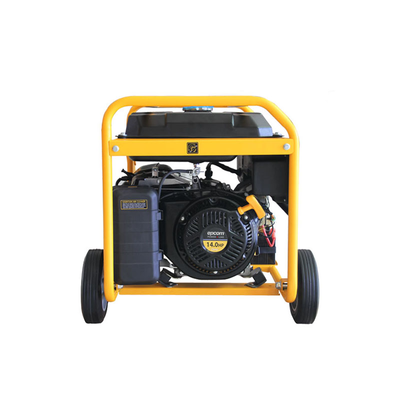 Generador a Gasolina / Planta de Emergencia de 6.5KW 220Vac 2 Fases Jaula con Ruedas para Fácil Traslado y Encendido Electrónico