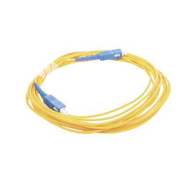 Jumper de Fibra Óptica Monomodo SC/UPC - SC/UPC Simplex color amarillo 5 metros