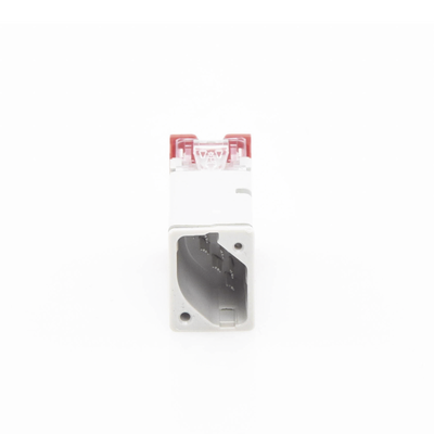 Jack Z-MAX UTP Categoría 6 Montaje híbrido en Placa de Pared (Plano y Angulado) Color Rojo