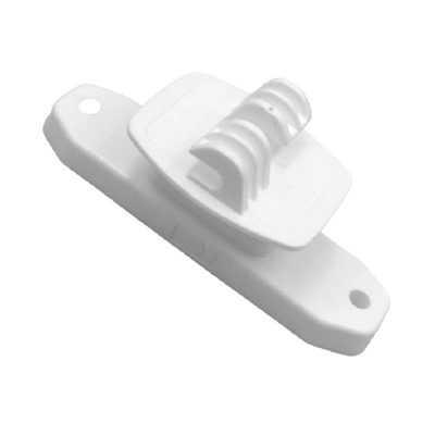 Aislador de Paso Blanco reforzado para cercos eléctricos resistente al clima extremoso