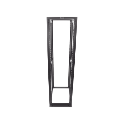 Rack de Cuatro Postes Estándar de 19" Rieles Numerados y Roscados #12-24 Profundidad Máxima de 30 in 45 Unidades de Rack Color Negro